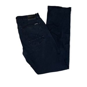 Hudson Black Buckley 5 Pocket Athletic Fit Jeans Size 36